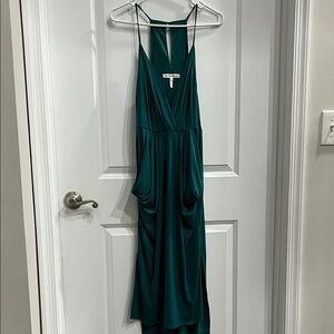 BCBGeneration Deep Green Midi Dress